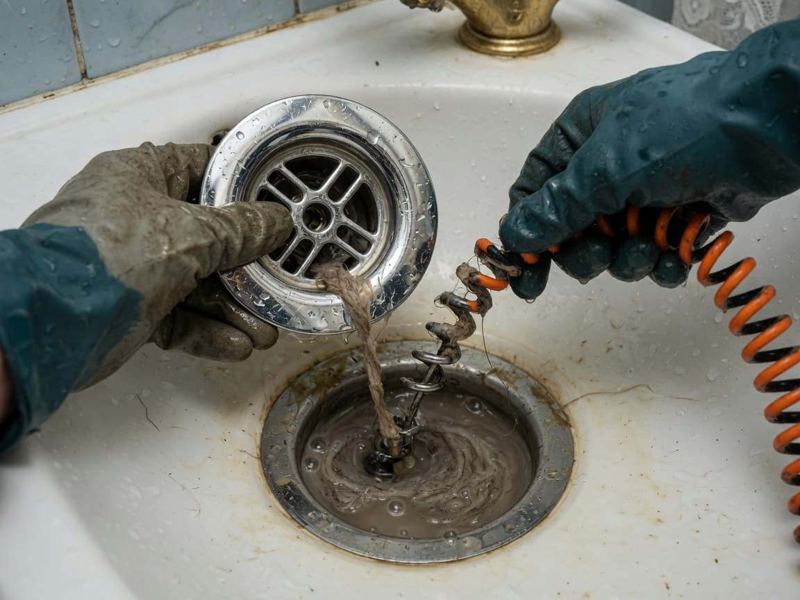 Dégorgement canalisation