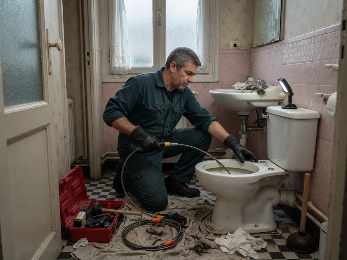 Débouchage WC